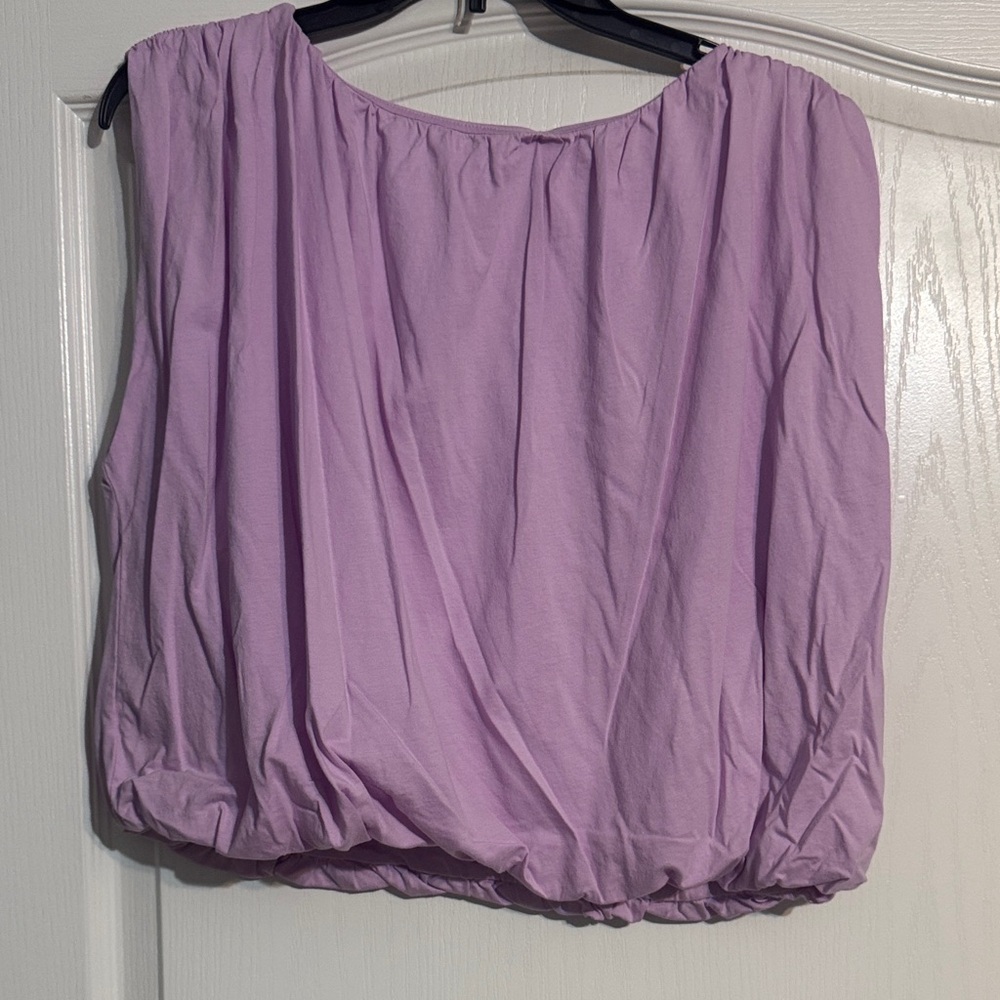 LOFT Lilac Sleeveless Blouse